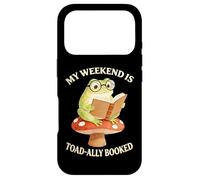 Book My Weekend is Toad-Ally est Totalement réservé Frog Cottagecore Coque pour iPhone 17 Pro