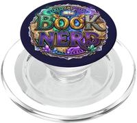 Book Nerd Reading Librarian Fantasy Magic Dragon Bookish PopSockets PopGrip pour MagSafe