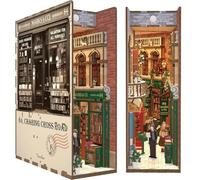 Tonecheer – Kit Book Nook 84 Charing Cross Road – Maquette bois 3D à construire, insert étagère