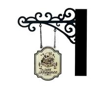 Book Nook Decor, Book Lover Sign Hangable Sign - Accessoires pour lecteur de librairie Mur Art à domicile Halloween Decoration Men Women Librarian