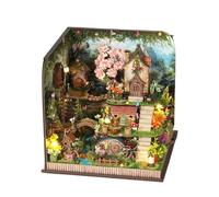 Book Nook Kit - 7.87x7.68x7.68 pouces faits à lea main puor petite maisin, dis kits do construction avec déocration du maison, une étagère pour la décoration créative de table, dos adultes et des