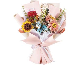 Book Nook - Kit DIY à construire Maquette 3D Serre Livre - Gros bouquet Green Nook - 25 x 22 x 32 cm