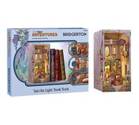 Book Nook - Kit DIY à construire Maquette 3D Serre Livre - REVELL - Tiny Adventures - Bridgerton - Dans la lumière - LED