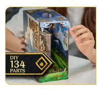Book Nook - Kit DIY à construire Maquette 3D Serre Livre - REVELL - Tiny Adventures - Le Seigneur des Anneaux - Minas Tirith - LED