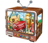 Book Nook - Kit DIY à construire Maquette 3D Serre Livre - TV Londres - 12,5 x 8 x 13 cm