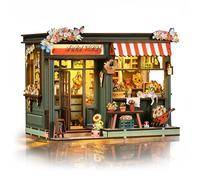Book Nook Kit DIY Boutique de Fleurs Miniature 3D Bois LED