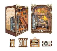 Book Nook Kit pour Adultes: LUMYCE DIY Maison de Poupee Booknook Puzzle 3D en Bois - Maquette Maison Miniature a Construire Décoration avec lumière LED pour Adolescents et Adultes