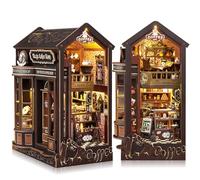 Book Nook Kit pour Adultes: LUMYCE DIY Maison de Poupee Booknook Puzzle 3D en Bois - Maquette Maison Miniature a Construire Décoration avec lumière LED pour Adolescents et Adultes