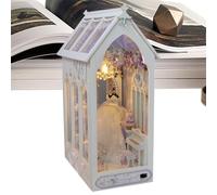 Book Nook Kits for Adults, Book Nook, Miniature House BROWEND, Puzzle en Bois 3D Bironde, Petit Livre de Livres avec lumière pour la bibliothèque