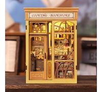 Book Nook Librairie Culinaire DIY - 156 pièces et éclairage LED