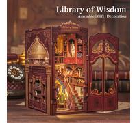 Book Nook Librairie de la Sagesse DIY - 281 pièces et éclairage LED