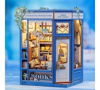 Book Nook Librairie Littéraire DIY - 186 pièces et éclairage LED