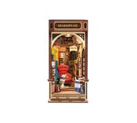 Book Nook - ROBOTIME - TGB07 - Kit 3D à monter - Lumière LED - Serre-livres décoratif en bois