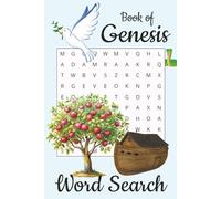Book of Genesis Word Search: Bible based, great for relaxing, anxiety, audiobook listeners, and fun!