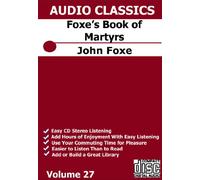 Book of Martyrs Vol 1 9 Cd Unabridged Audio Set - John Foxe