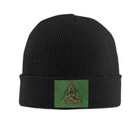Book of Shadows - Charmed Triquetra Design Casquette tricotée Chaude Bonnet en Maille d’Hiver Skullies Beanies Hip Hop Casquettes pour Unisex