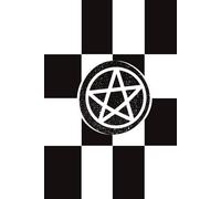 Book of Shadows with a Pentagram on the Cover: Classic Black & White Empty Grimoire for Witches, Wiccans | for Rituals, Spells & Witchcraft