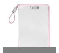 Book Pouch, Book Cover Protector, Storage Sleeve with 13 Inches Size, Easy Access Opening and Lightweight Design, School Organizer for Notebook, Planner, Document File, Green, Pink Yellow