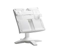 Book Reading Stand - Rotating Height Adjustable Design, Textbook Holder Display, Document Display System | Music Sheet Cookbook Setup, Planner Kitchen Notebook Work, Adults School Album, Laptop Task
