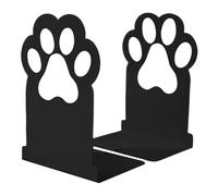 Book Shelf Holder - Cute Iron Cat Decorative Book Ends for Desk Organization | Creative Reading Display Support with Stable Base & Stylish Design for Bedroom Nursery School Classroom Student