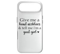Book Smutt Give Me a Hand Necklace & Tell Me I'm a Good Girl Coque pour iPhone Air