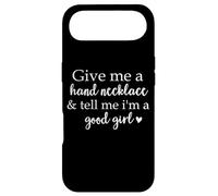 Book Smutt Give Me a Hand Necklace & Tell Me I'm a Good Girl Coque pour iPhone Air