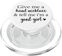 Book Smutt Give Me a Hand Necklace & Tell Me I'm a Good Girl PopSockets PopGrip pour MagSafe