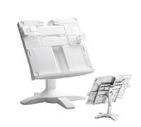 Book Stand For Reading - Adjustable Reading Stand | Height-Adjustable Rotating Portable Music Sheet Display For Kitchen Laptop Bible Piano Score Students Kids School Planner Cookbook And Others