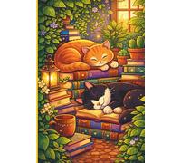 Book Tracker: reading tracker, plant vibes, cat lover, book challenge