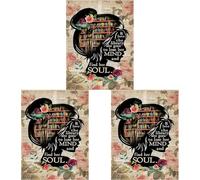 Book Woman Kit de Peinture Diamant 5D Complet avec Drill Rond pour Décoration Intérieure et Cadeau Créatif