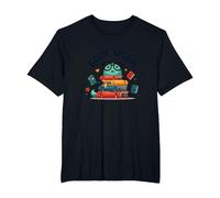 Book Worm Cute Reading Lover Bookworm Literary T-Shirt, Homme Grandes Tailles, Noir, 3X Tall