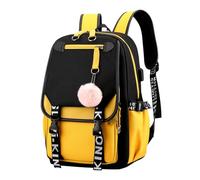 Bookbag scolaire pour filles, sac à dos de mode pour les femmes,Pack de travail de grande capacité Childpack Child Day | École Knapsack Ladies Daypack avec balle en peluche pour faire du shopping des