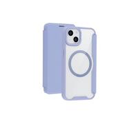 Bookcase transparente avec MagSafe pour iPhone 14 / 13 - Lilas