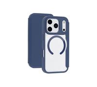 imoshion Bookcase transparente avec MagSafe pour Apple iPhone 17 Pro Max - Bleu