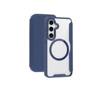 imoshion Bookcase transparente avec MagSafe pour Samsung Galaxy S25 / S24 - Bleu