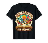 Booked Beyond The Ordinary Cool Literary Book Lover T-Shirt Graphique avec Valeur