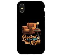 Booked for the Night Reading Cozy Book Lover Gift Coque pour iPhone X/XS