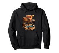 Booked for the Night Reading Cozy Book Lover Gift Sweat à Capuche