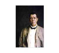 Booker T Washington par Henry Ossawa Tanner Impression sur toile Décoration murale moderne pour chambre à coucher sans cadre 40 x 60 cm