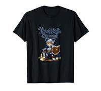 Bookish and Proud Knight Shield Crest Amateur de Livres T-Shirt
