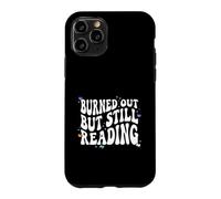 Bookish Burned Out But Still Reading Retro Book Club Coque pour iPhone 11 Pro