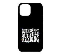 Bookish Burned Out But Still Reading Retro Book Club Coque pour iPhone 12 Pro Max