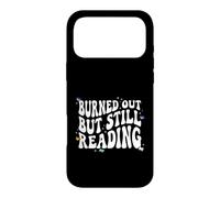 Bookish Burned Out But Still Reading Retro Book Club Coque pour iPhone 17 Pro Max
