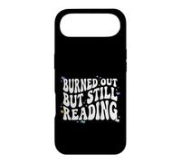 Bookish Burned Out But Still Reading Retro Book Club Coque pour iPhone Air