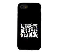 Bookish Burned Out But Still Reading Retro Book Club Coque pour iPhone SE (2020) / 7/8