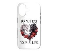 Bookish Dragons We Do Not Eat Allies Book Dragon DRK Romance Coque pour iPhone 17