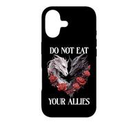 Bookish Dragons We Do Not Eat Allies Dragon Book Romance Coque pour iPhone 17