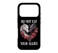 Bookish Dragons We Do Not Eat Allies Dragon Book Romance Coque pour iPhone 17 Pro