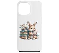 Bookish Easter Bunny Reading Book Every Bunny Loves to Read Coque pour iPhone 13 Pro Max