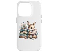 Bookish Easter Bunny Reading Book Every Bunny Loves to Read Coque pour iPhone 14 Pro